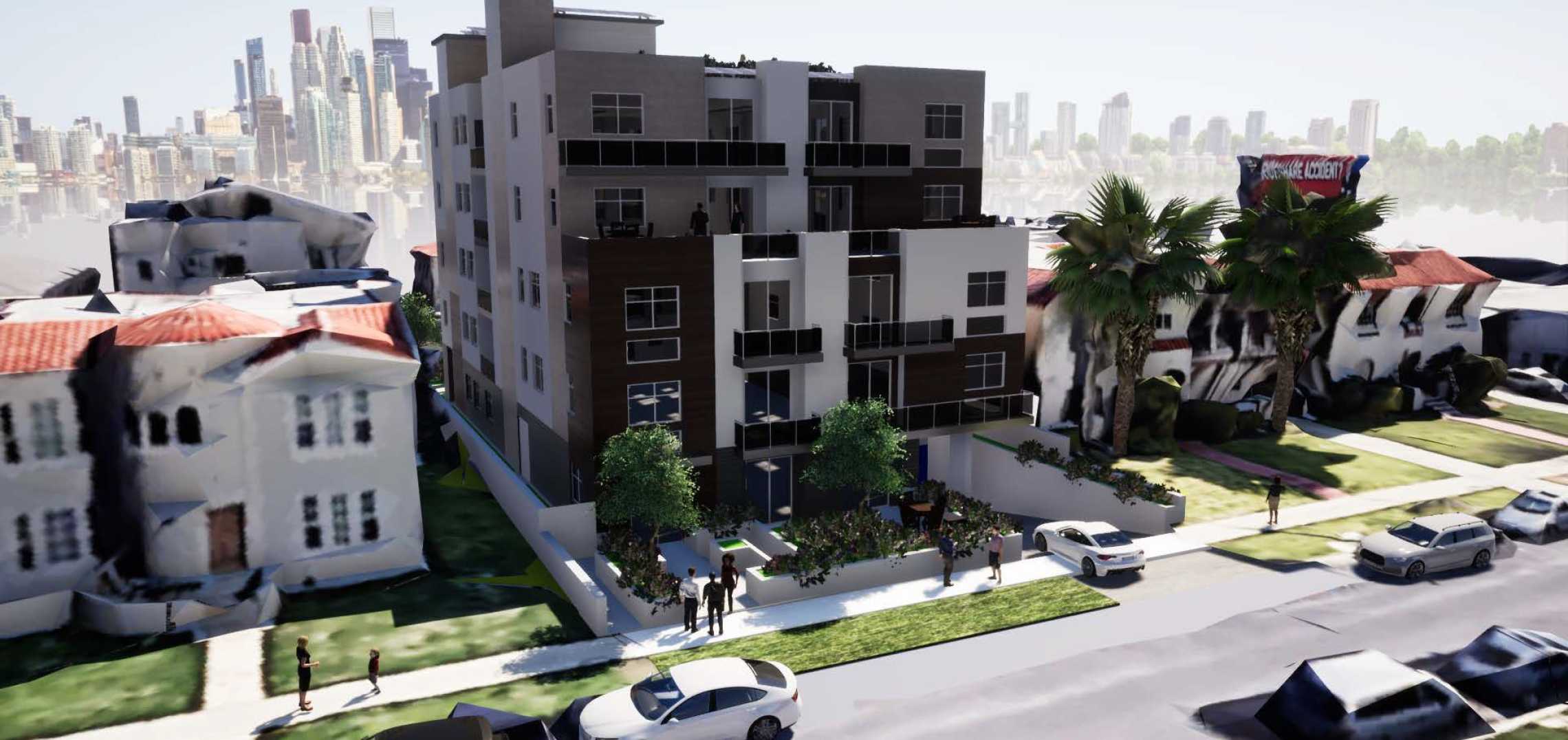 Fivestory, 29unit apartment building planned in PicoRobertson